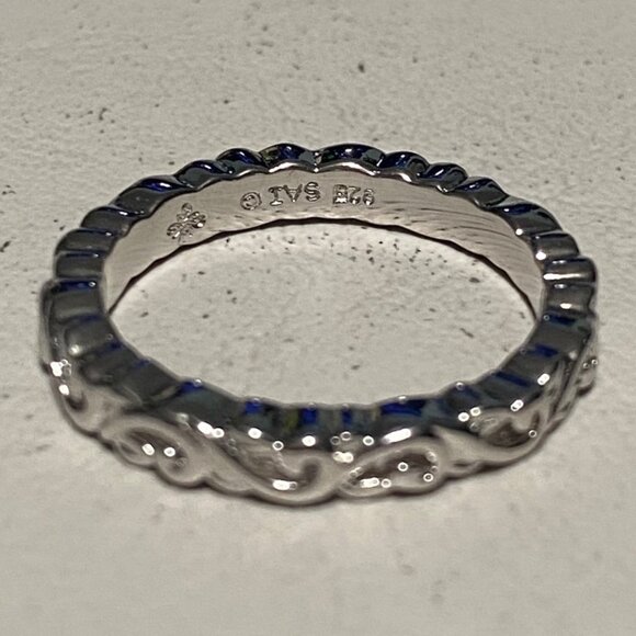 Stacker Ring Size 7.5 SAI Jewelry Sterling Silver Stamped 925 - Picture 7 of 8